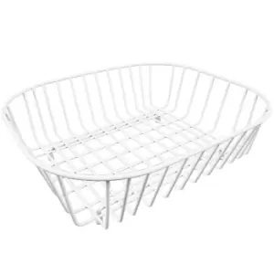 image of Delfinware Oval Sink Basket in White