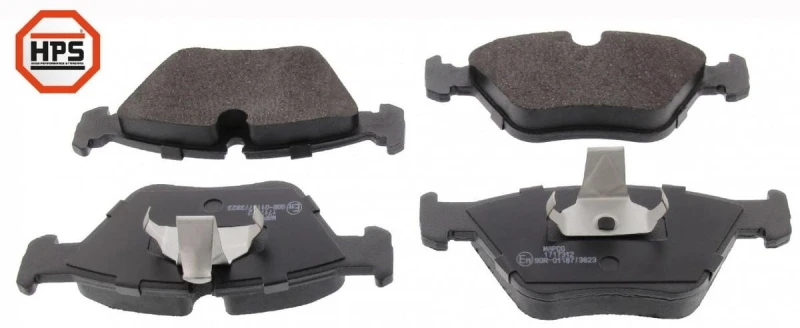 Image of MAPCO 6533HPS Brake pad set Front Axle, prepared for wear warning indicator, with anti-squeak plate Brake Pad Set,disc brake (402)