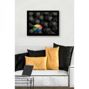 Image of SC0372 Multicolor Decorative Framed MDF Painting