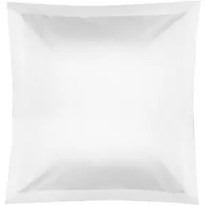 Image of Belledorm 100% Cotton Sateen Continental Pillowcase (One Size) (White) - White