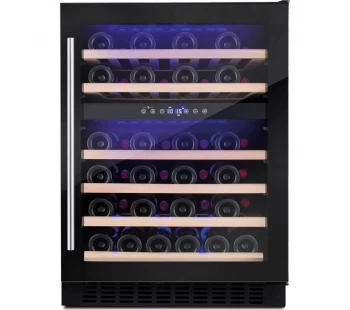 image of Amica AWC600BL 46 Bottles Freestanding Undercounter Wine Cooler Fridge