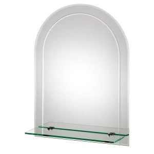 Image of Croydex Fairfield Arch Mirror with Shelf