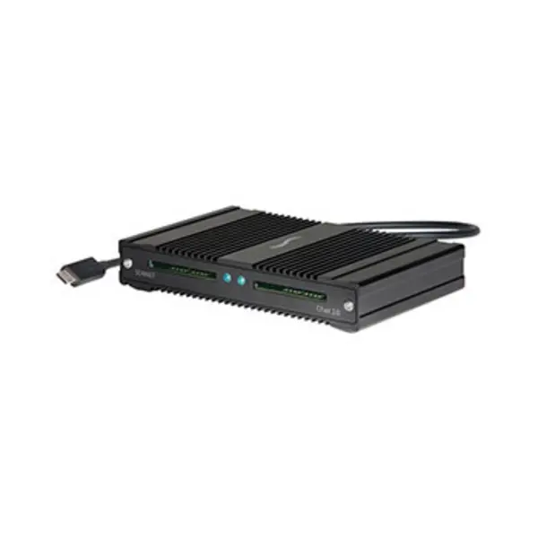 image of Sonnet SF3-2CFST card reader Thunderbolt 3 Black