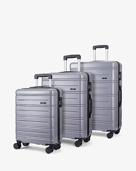 Image of Rock Luggage Lisbon VLJZ7 Light Grey Suitcase 3Pcs Set