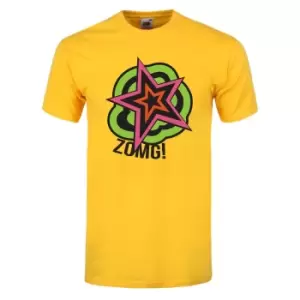 image of Grindstore Mens Zomg T-Shirt (M) (Yellow)