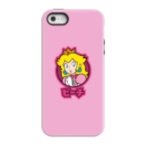 image of Nintendo Super Mario Peach Kanji Phone Case - iPhone 5/5s - Tough Case - Gloss