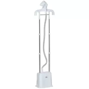 image of HOMCOM 853-026 1.7L Upright Garment Clothes Steamer With 6 Steam Settings - White