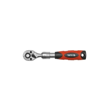 image of professional heavy duty telescopic ratchet handles 1/4' (YT-0297) - Yato