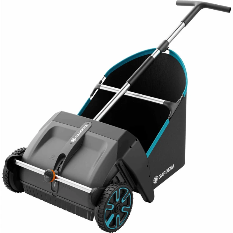 Image of Gardena Push Leaf Collector and Sweeper for Lawn and Patio (New) 3566-20