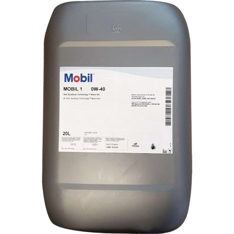 Image of MOBIL 153669 Engine oil MOBIL 1 FS 0W-40 Capacity: 5l Engine Oil (1862)
