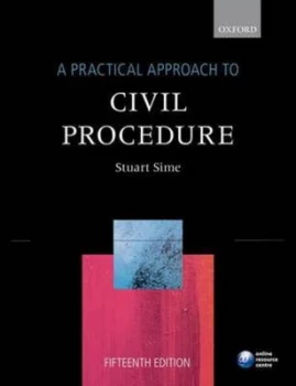 Image of A Practical Approach to Civil Procedure by Stuart Sime Paperback