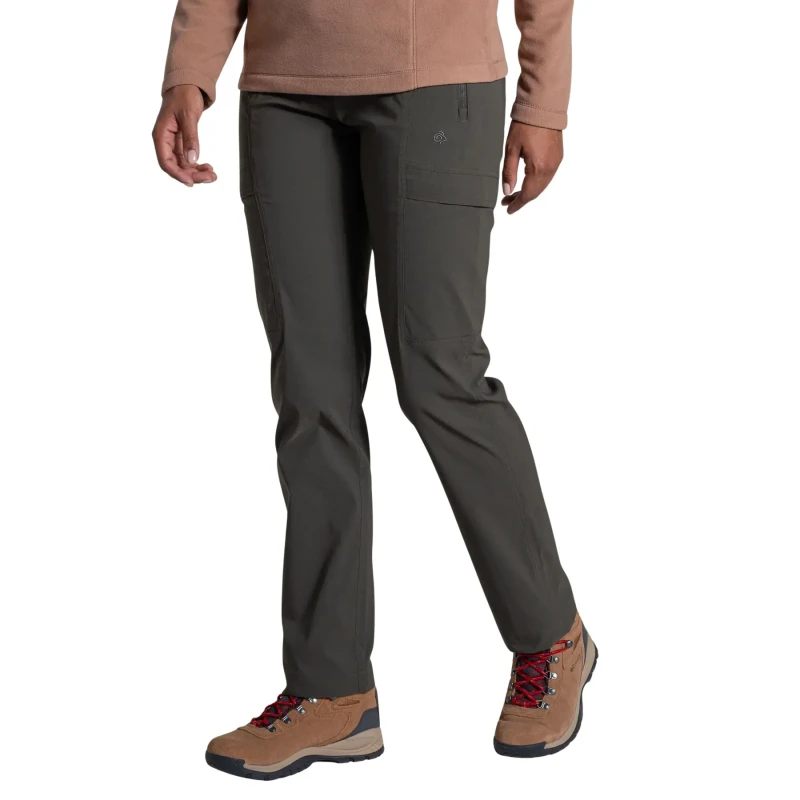 Image of Craghoppers Womens Kiwi Pro Water-Repellent Cargo Trousers in Khaki Size: 8 Khaki Female 8