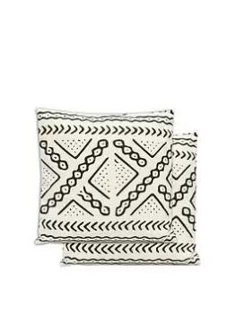 image of Streetwize Accessories Pair Of Aztec Tribal Scatter Cushions