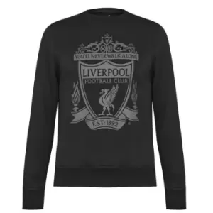 image of Team LFC Round Neck Sweater Mens - Black