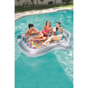 image of Bestway Inflatable Double Designer Lounger Lilo