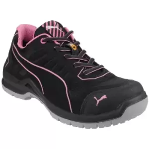 image of Puma Safety Womens/Ladies Lightweight Fuse TC Safety Trainers (6 UK) (Black) - Black