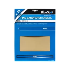 image of 10 Piece Fine Sandpapers