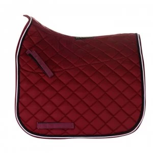 Image of Rambo Grand Prix Dressage Saddle Pad - Blk/Pomegr/Whte