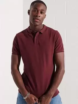 Image of Superdry Expedition Polo Shirt, Port Size XL Men