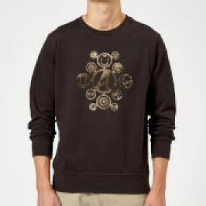 Image of Marvel Avengers Infinity War Icon Sweatshirt - Black