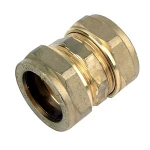 Image of Plumbsure Compression Straight Coupler Dia28mm