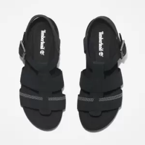 Image of Timberland Malibu Waves Fisherman Sandal For Her In Black Black, Size 3.5