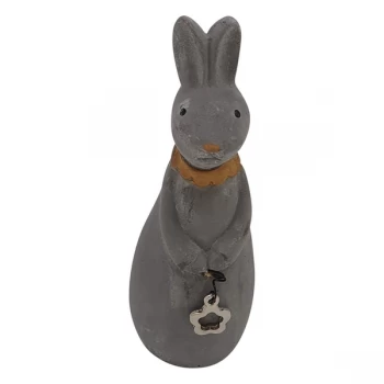 Image of Cement Rabbit Ornament By Heaven Sends