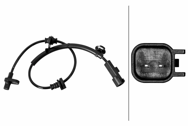 Image of HELLA ABS sensor HELLA 6PU 358 218-771