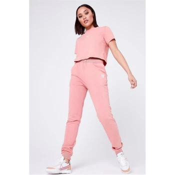Image of 11 Degrees Acid Wash Jogging Pants - Desert Pink