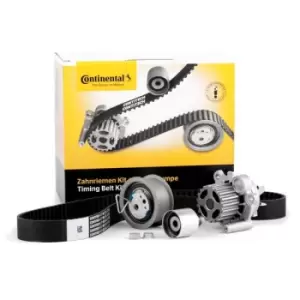 CONTITECH Water Pump + Timing Belt Kit CT1028WP4 VW,AUDI,FORD,Golf IV Schragheck (1J1),Golf V Schragheck (1K1),TOURAN (1T1, 1T2),Passat Variant (3C5)