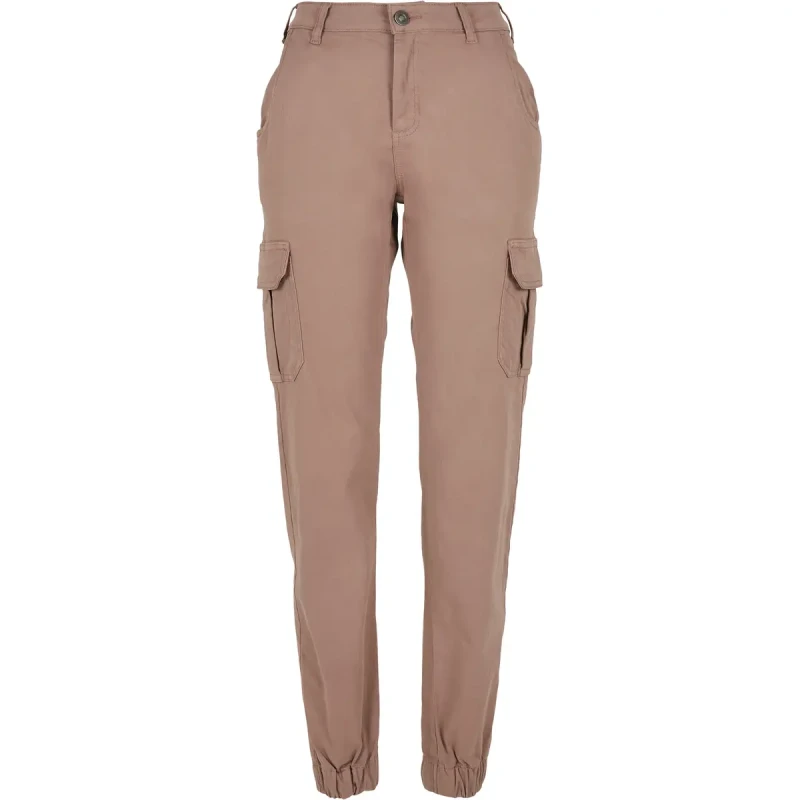 Image of Urban Classics Womens cargo Trousers Urban Classics high waist Rose Female 30