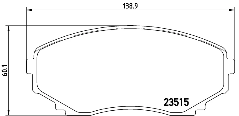Image of BREMBO Brake pad set BREMBO P 49 028