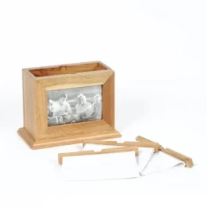 Image of Impressions Oak Effect Photo Frame & Pull Out Album Holder