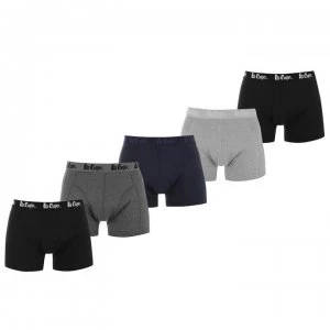 image of Lee Cooper Boxers 5 Pack - Core