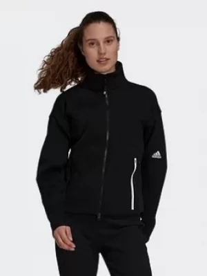 Image of adidas Z.n.e. Sportswear Track Top, White, Size XS, Women