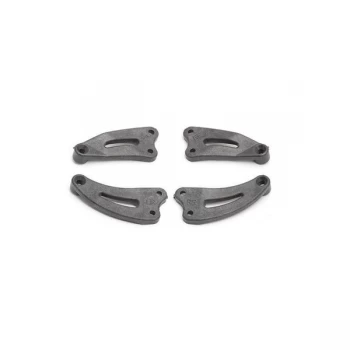 Image of Team Associated TC3 Frt & Rr Chassis Braces Graphite