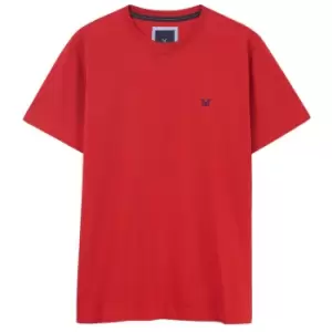Image of Crew Clothing Mens Classic Tee Sail Red XXL