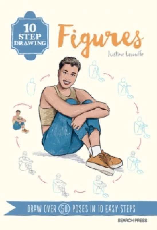 Image of 10 Step Drawing: Figures : Draw Over 50 Poses in 10 Easy Steps Paperback / softback