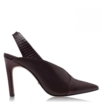 Image of Reiss Angelica Court Shoes - Pomegranate