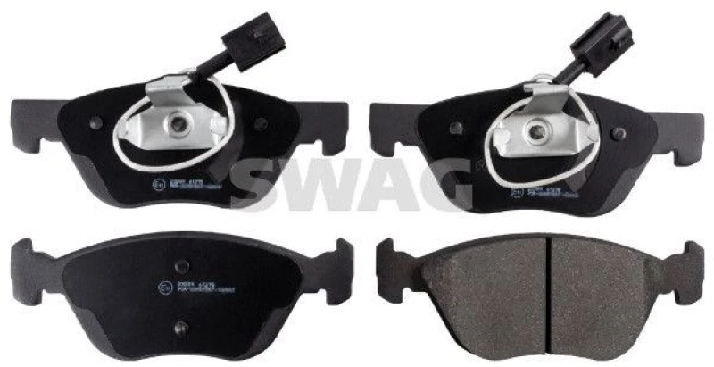 Image of Brake pad set SWAG 70 91 6244