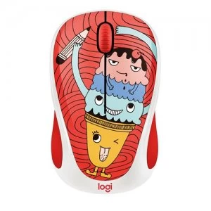 image of Logitech M238 Triple Scoop Doodle Collection Wireless Mouse