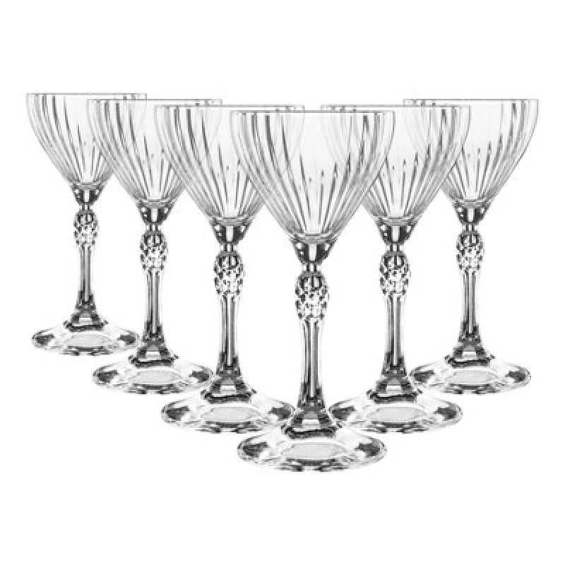 Image of Bormioli Rocco America '20s Nick & Nora Glasses - 140ml - Clear - Pack of 6 Clear