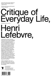 Image of Critique of Everyday Life : The Three-Volume Text