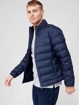 Image of Hackett Hackett Padded Jacket, Navy, Size XL, Men