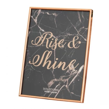 5" x 7" - HESTIA Copper Metal Frame - Rise & Shine