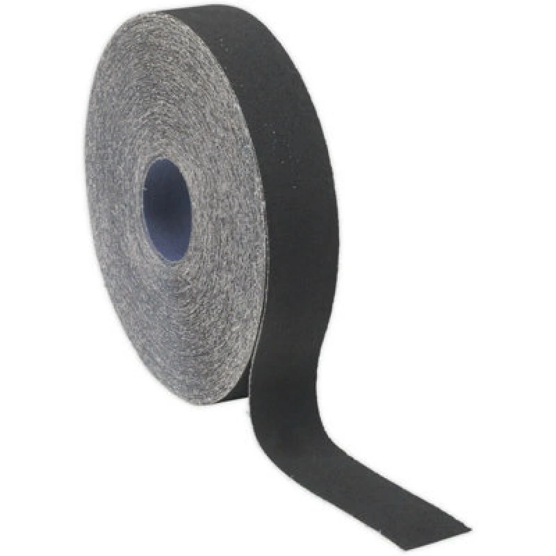 Image of Loops Blue Twill Emery Roll - 25mm x 50m - Flexible & Tear Resistant - 150 Grit Multi