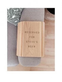 image of Personalised Wooden Sofa Tray