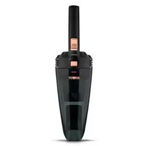 image of Tower RHH77 Cordless 7.4V Handheld Vacuum Cleanner - Rose Gold and Black