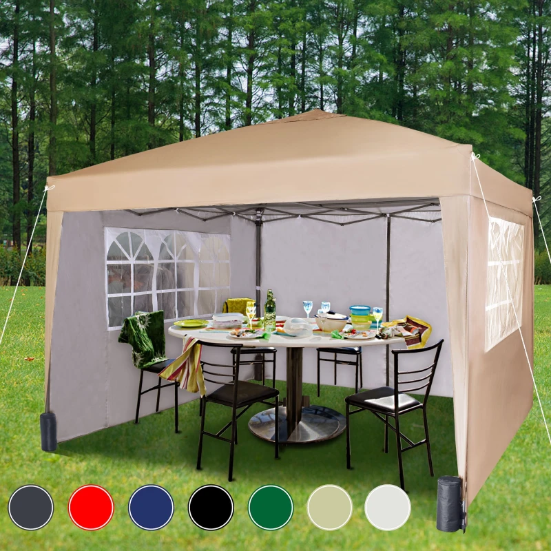 Image of MCC DIRECT Mcc Direct - Mcc 3 x 3m Pop up Gazebo Waterproof Outdoor Garden Marquee Canopy ws beige GZ1118