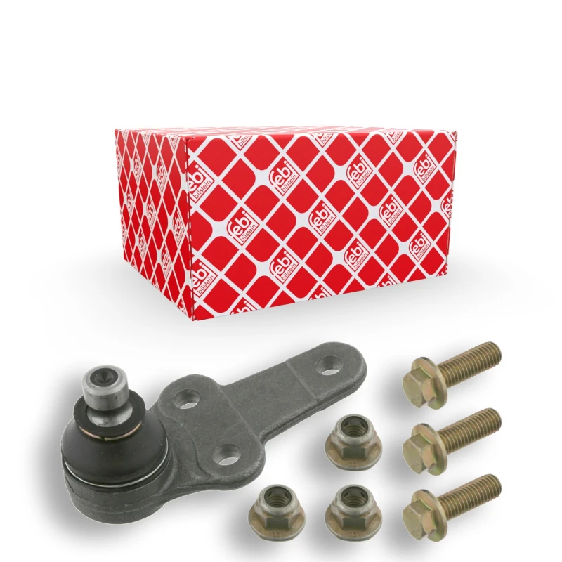Image of FEBI BILSTEIN 18062 Ball joint Front Axle Right, with fastening/mounting material Support-/Steering Link (2462)